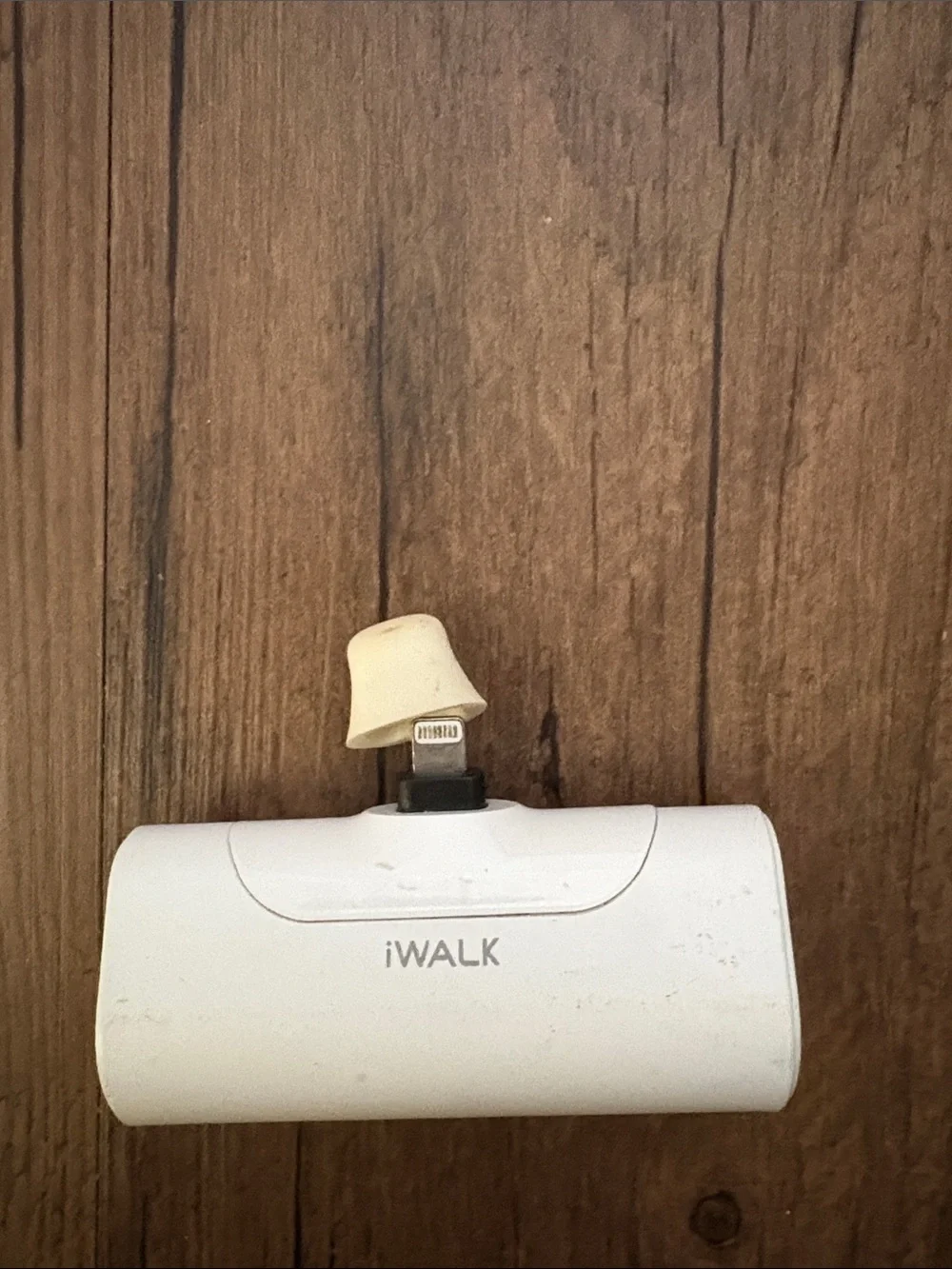 Portable White Charger — Compact Power Bank